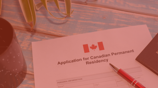 An Application for permanent residency in Canada